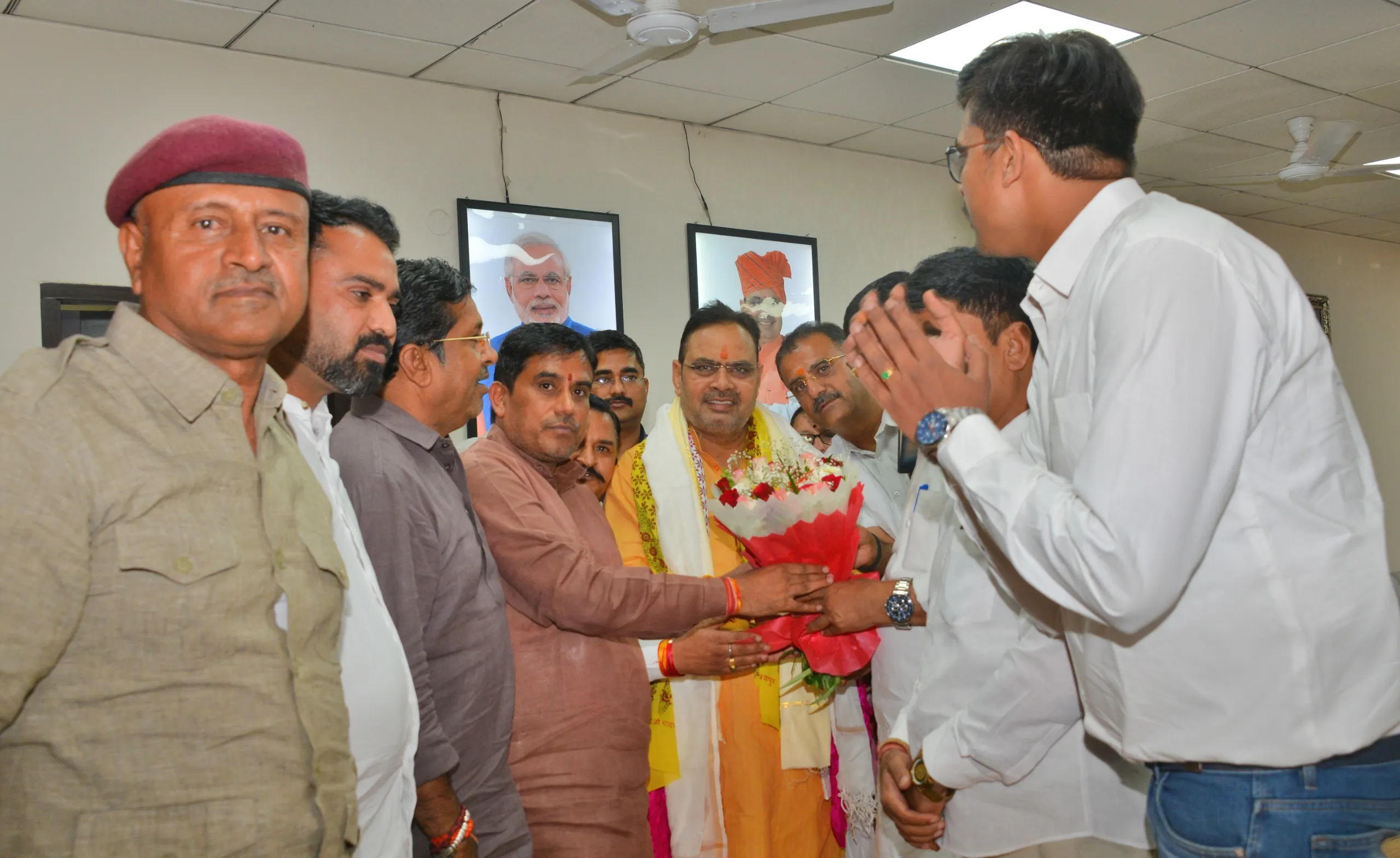 भाजपा संभाग सह प्रभारी आईटी विभाग बीकानेर की सीएम  भजन लाल शर्मा से अहम मुलाकात