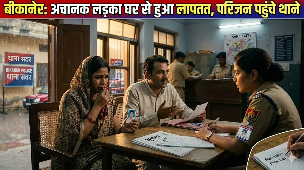 बीकानेर: अचानक 14 वर्षीय लड़का घर से हुआ लापता, परिजन पहुंचे थाने