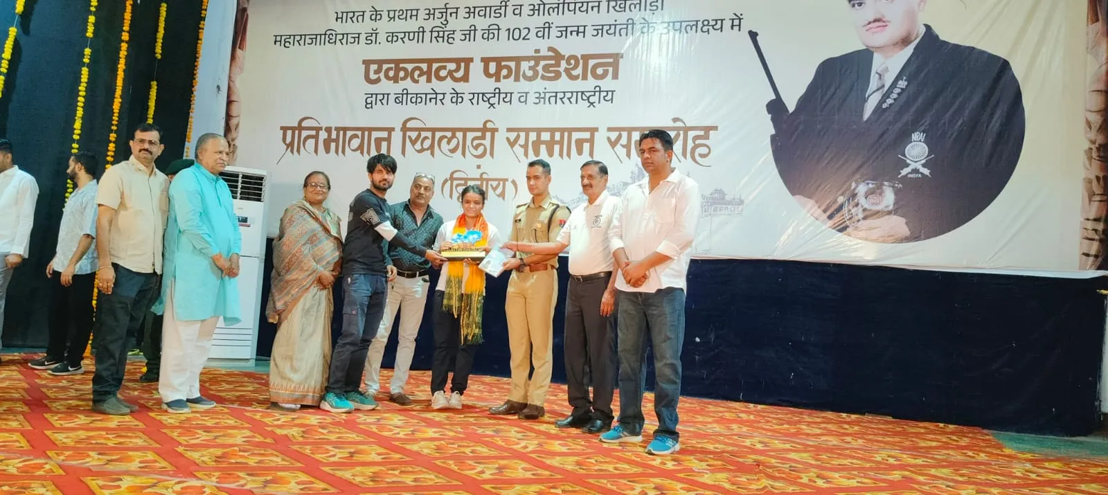 एसएमएस दिव्यांग सेवा संस्था पैरा स्पोर्ट्स के 4 दिव्यांग खिलाड़ियों का हुआ सम्मान