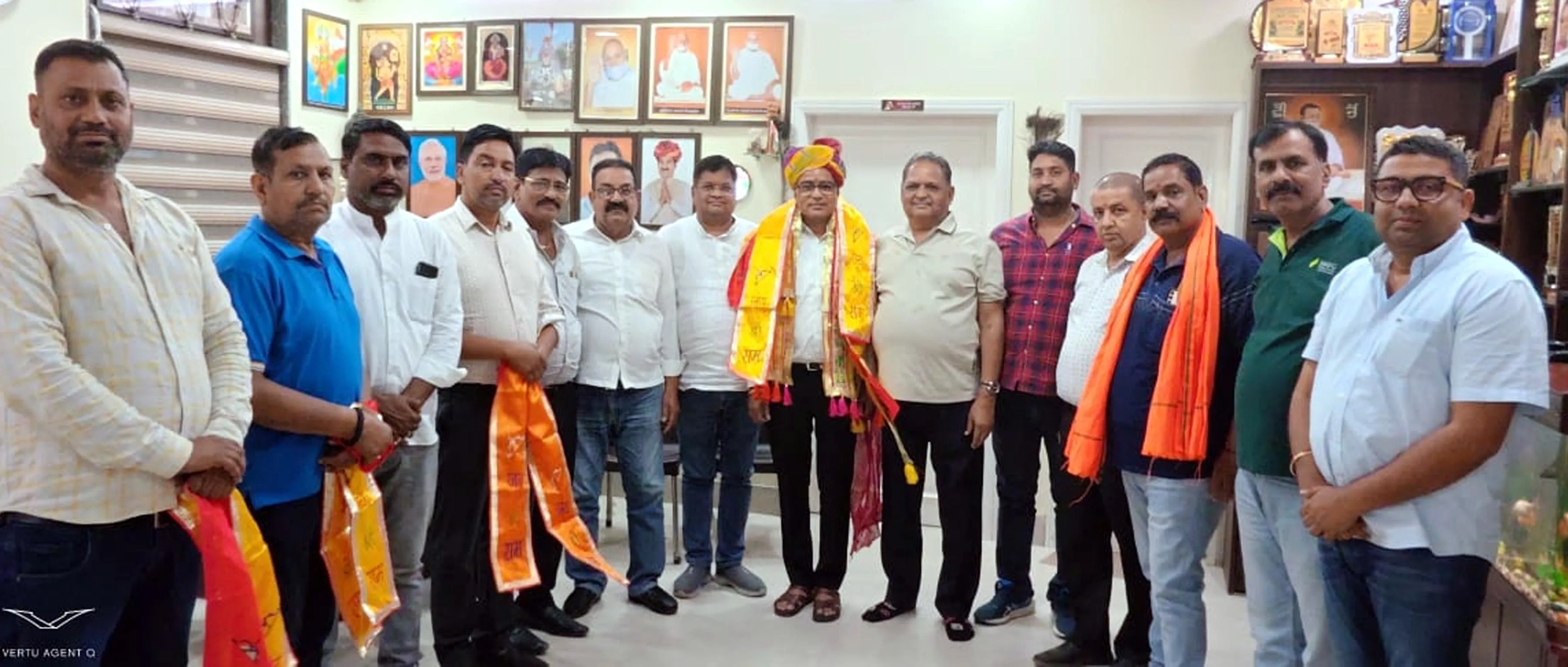 व्यापार संघ नवनिर्वाचित अध्यक्ष झंवर का किया अभिनंदन