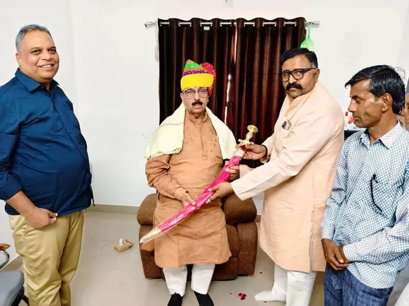श्रीकोलायत में अरुण चतुर्वेदी का गर्मजोशी से स्वागत, विकास कार्यों को लेकर हुई चर्चा