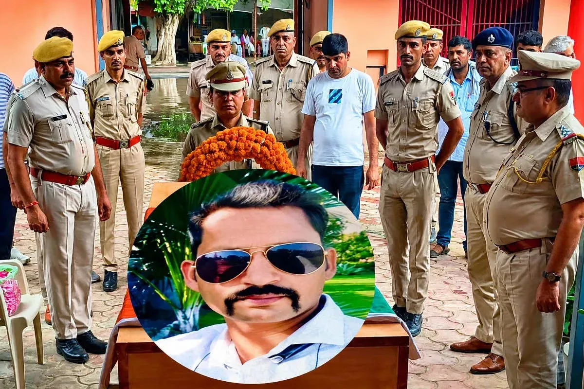 रॉन्ग साइड आकर तेज रफ्तार डंपर ने कांस्टेबल को 50 मीटर तक घसीटा, मौके पर मौत