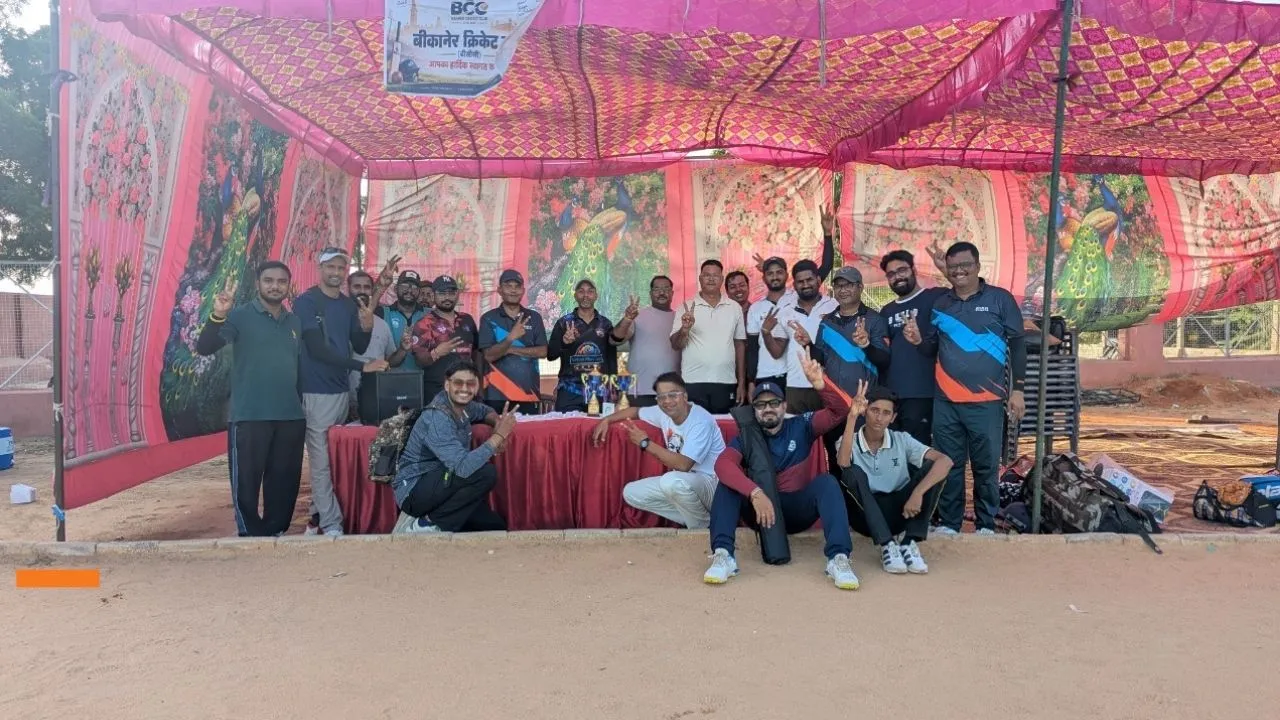 सादुल क्लब में बीकानेर क्रिकेट क्लब का क्रिकेट महोत्सव, रोमांचक मुकाबलों के साथ खिलाड़ियों का सम्मान